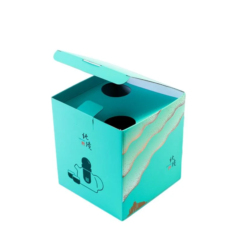 Paper Gift Box Shipping Box for Wooden Cutlery/Toothpick/Aluminum Can with Customized Logo