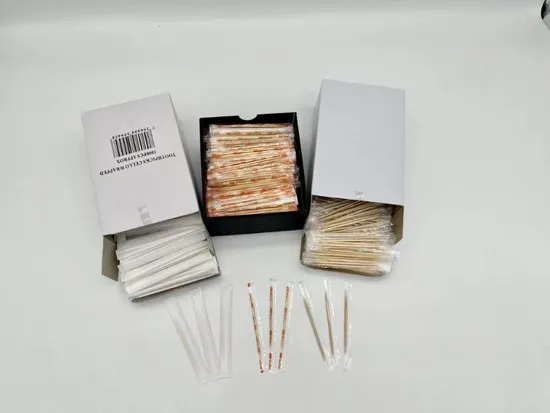 Custom Package Bottled Toothpicks Disposable Bamboo Toothpicks