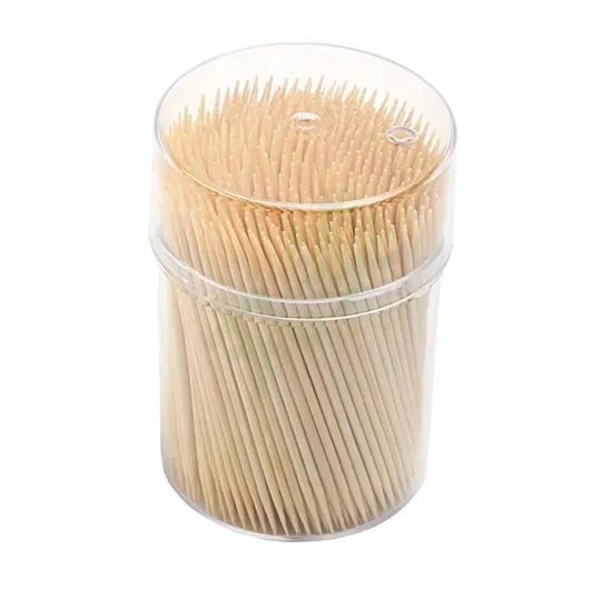 1.8mm Bamboo Toothpicks Individual Cello Wrap Individually Wrapped Toothpick Bamboo