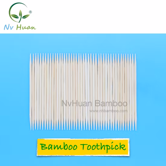 Cello Individual Wrap Bamboo Toothpick with Plastic Jar Dispenser Container Bottle Holder