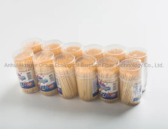 Disposable Bamboo Toothpick 100% Mao Bamboo 