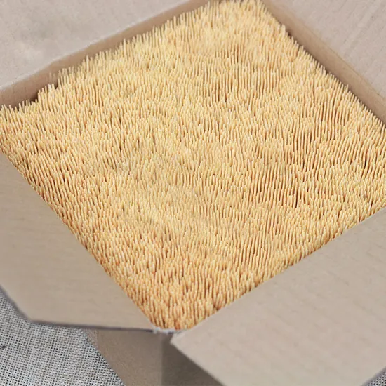 Toothpicks Custom Design Disposable Bamboo Tableware 65mm Length Bamboo Toothpicks for Dinner 