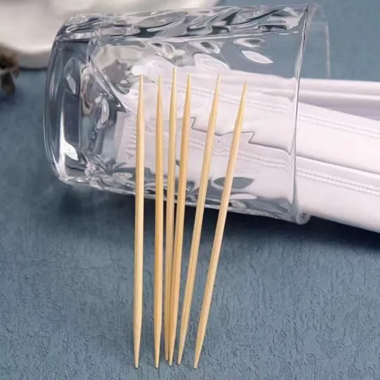 China Made 100% Natural High Quality Toothpick with Custom Flag Printing 