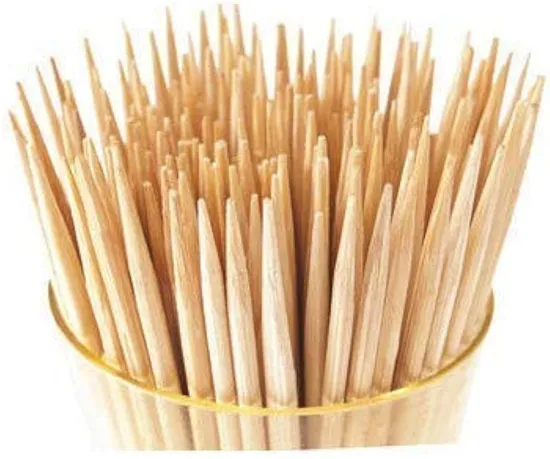 Disposable Bamboo Toothpicks, Bamboo Dental Toothpick with Plastic Containers 