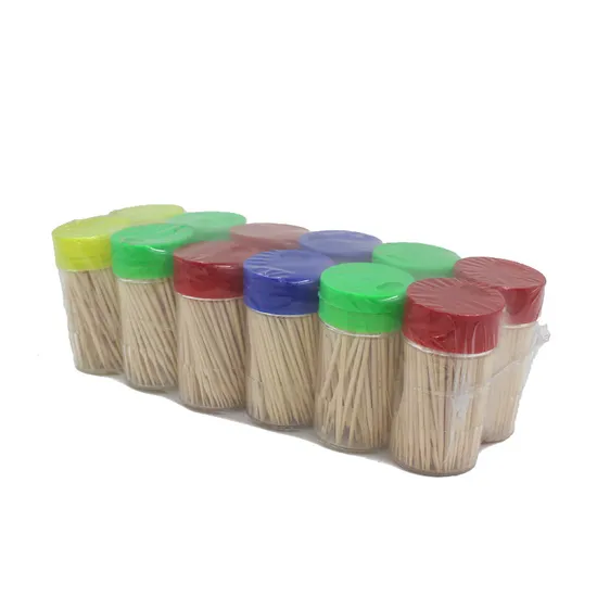High Quality Custom Cinnamon Bamboo Wooden Mini Flavored Toothpicks 
