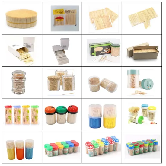 Plastic Bottle Packed Toothpicks OEM Logo Factory Price Two Tips Plastic Color Containers Disposable Bottled Bamboo Toothpick 