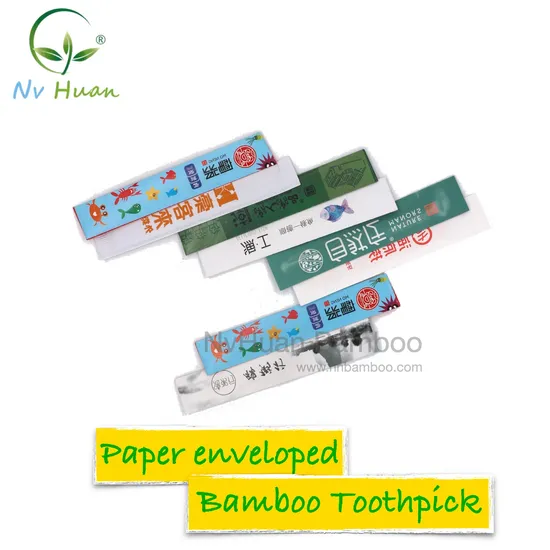 Individual Cello Wrap Bamboo Toothpick 